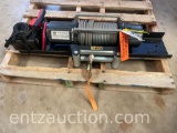 ROAD SCHOCK ELECTRIC WINCH, 10,000 LB (NEVER USED)