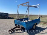 PICKUP BED TRAILER WITH MONO RAIL, SINGLE AXLE,