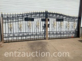 20' DECORATIVE IRON GATES