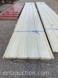 USED SHEETS OF SHEET IRON, WHITE, 36