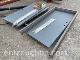 1 SINGLE 36? X 79? METAL STORM SHELTER DOOR AND 1