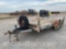 18' UTILITY TRAILER, TA, BP, 7,000 LB AXLES,