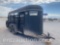 15' WAKELAND HORSE TRAILER, BP, TA, ESCAPE DOOR,