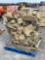 BUCKSKIN MILL ENDS, TUMBLED DECORATIVE STONE,