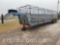 S&H 6' X 23' GN STOCK TRAILER, TA, SPRING