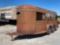 HART 5' X 16' STOCK TRAILER, FULL TOP, SWING/
