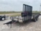 2011 LAMAR 7' X 18' UTILITY TRAILER, FOLDING