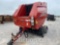 CASE RB464 ROUND BALER, WRAP STORAGE
