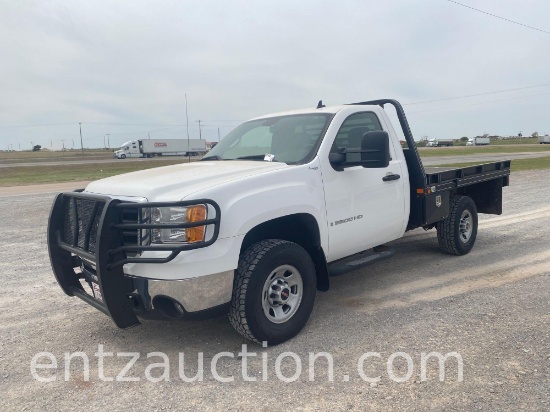 2007 GMC 3500 PICKUP, SINGLE CAB, 4X4, GAS,