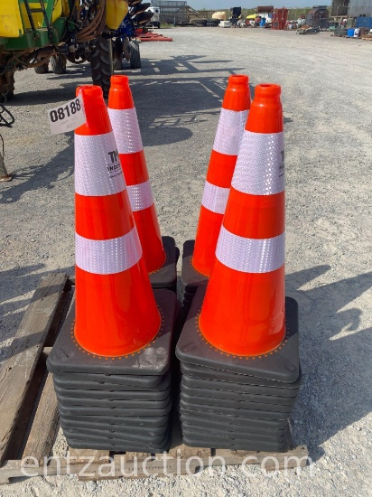 29" REFLECTIVE CONES, UNUSED, ***SOLD TIMES THE