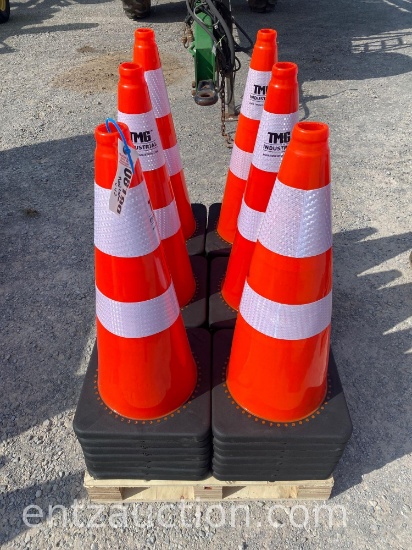 29" REFLECTIVE CONES, UNUSED, ***SOLD TIMES THE