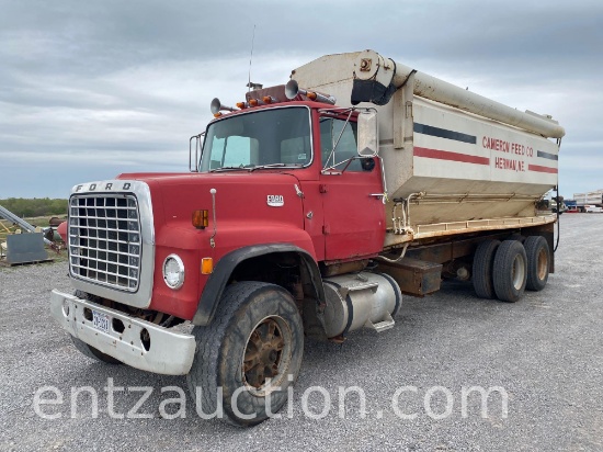 1978 FORD LT 9000 GRAIN TRUCK, CUMMINS ENGINE,