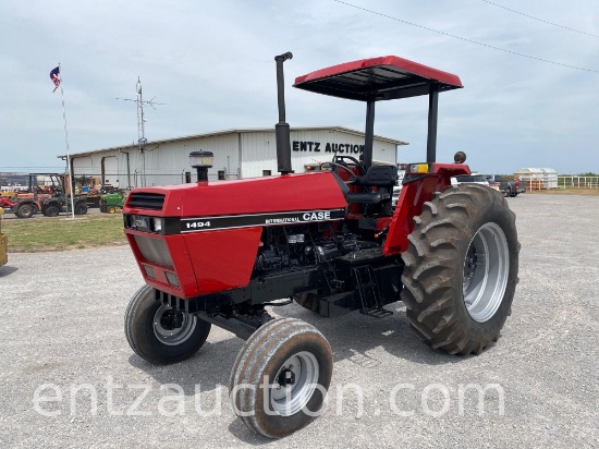1988 CASE IH 1494 TRACTOR, 2WD, ROPS, 80 HP,