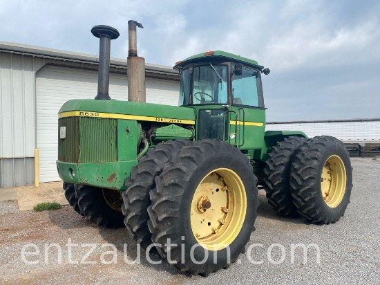 1976 JD 8630 TRACTOR, C&A, 18.4X38 DUALS, 3PT,