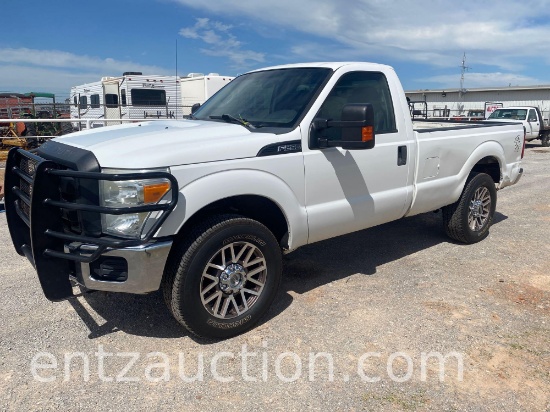 2011 FORD F250 PICKUP, SINGLE CAB, LONG BED,