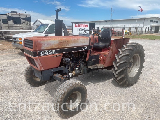 1987 CASE IH 385 TRACTOR, 3 CYLINDER DIESEL,