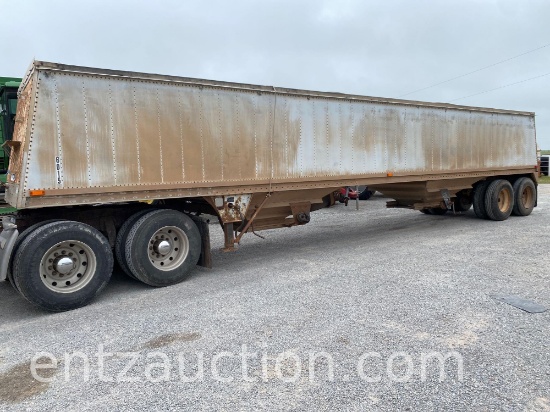 1988 CHAMBERLAIN GRAIN TRAILER, 42' X 96" X 66",