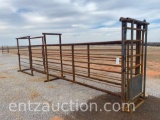 24' ALLEY WITH SLIDE GATE AND 2' X 6' CUT GATE