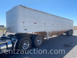 1971 AMERICAN DOUBLE HOPPER GRAIN TRAILER, 38', TA,