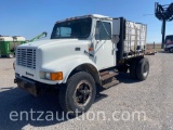 1995 IH 4700 DT 466 TRUCK, AUTO, DUMP BED, 2 HYD