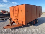 PEANUT DRYING TRAILER, 14' X 92