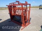 NEW SHOPBUILT MANUAL SQUEEZE CHUTE, LEFT HAND