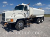 1999 MACK WATER TRUCK, CH 613, MACK 310 ENGINE,