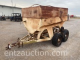TOTE FERTILIZER SPREADER, GROUND DRIVE