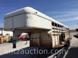 WW 24' GN STOCK TRAILER, TRIPLE AXLE, FULL