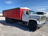 1974 CHEVY C65 GRAIN TRUCK, 427, AUTO, AIR BRAKES,