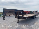 WW 26', GN FLATBED TRAILER WITH RAMPS,