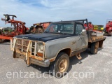 1985 DODGE RAM 250 PICKUP, SINGLE CAB, GAS,