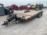 2012 DIAMOND 7' X 22' TILT BED TRAILER, TA,