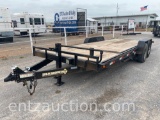 2017 DIAMOND 7' X 22' TILT BED TRAILER, TA,