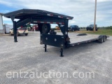 2015 HAUL AROUND GN FLATBED TRAILER, TA, SINGLE