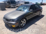 2002 LEXUS IS 300 CAR, AUTO/STANDARD TRANS.,
