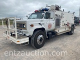1988 CHEVY C70 FIRE TRUCK, 427 CAS ENGINE, 5/2