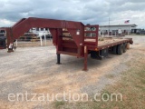 MAY 25' FLATBED GN TRAILER, 5' DOVETAIL,