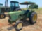 JD 950 TRACTOR, 3 PT., PTO, ROPS, W/SHADE, 3 CYL.