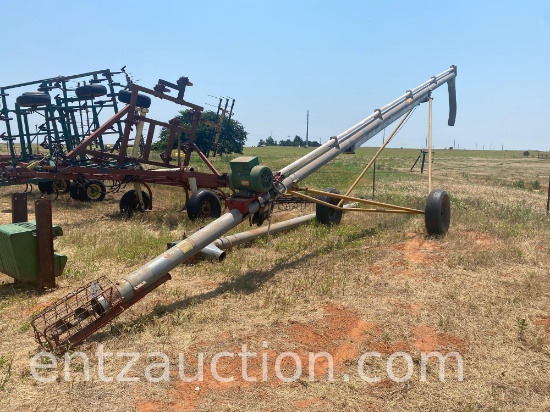 HUTCHINSON 6' X 33' AUGER W/DAYTON 5 HP ELEC. MOTOR