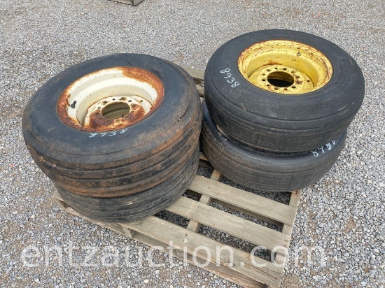 9.5L 15 TIRES ON 6 HOLE RIMS TIRES BAD, RIMS GOOD***SOLD TIMES THE