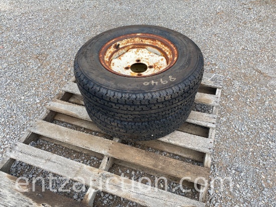 205.75 14 TIRES (NEW) ON RIMS, *** SOLD TIMES THE