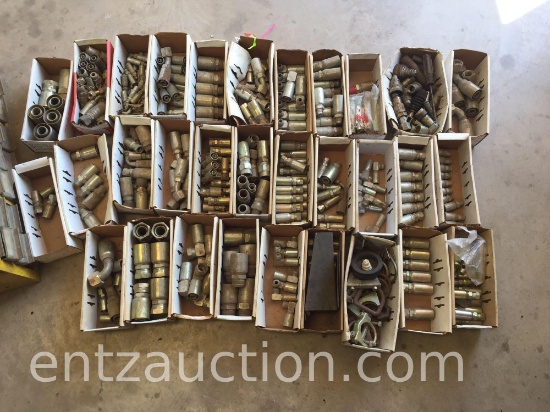 LARGE ASSORTMENT OF NEW CRIMPS ON HYD, ENDS