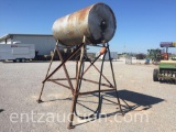 300 GALLON FUEL TANK WITH STAND AND HOSE