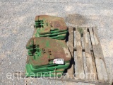 FRONT WEIGHTS OFF JD 4440 ***SOLD TIMES THE