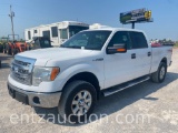 2013 FORD F150 PICKUP, 4X4, AUTO, GAS, 4 DOOR