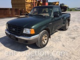 2001 FORD RANGER XLT, AUTO, SINGLE CAB, NEW FRONT