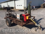 4' X 9' TRAILER WITH OXY ACETYLENE TORCH, HOBART