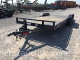 MAXEY 20' X 7' CAR HAULER, METAL FLOOR, WITH