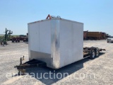 24' SHOPBUILT TRAILER, TA, DOVETAIL, WITH